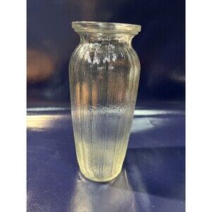 VTG FTD 1986 Flower Vase Glass Flared Top Ribbed Design‎ 9.5 Inch Canada - T6